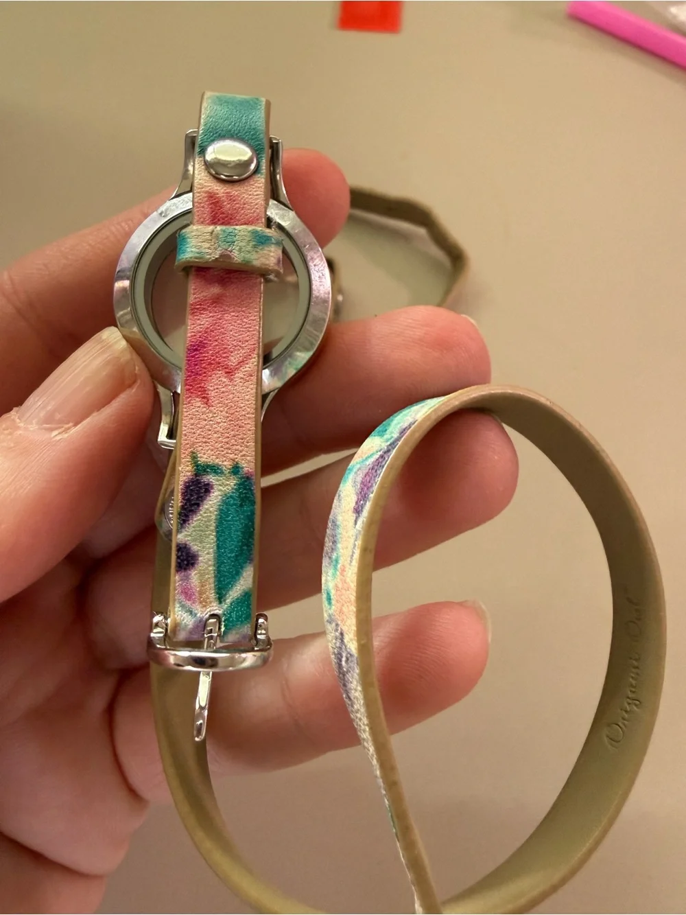 Set of 3 Origami Owl Leather Wrap Bracelets